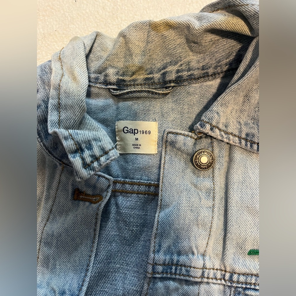 Gap Flower Jean Jacket